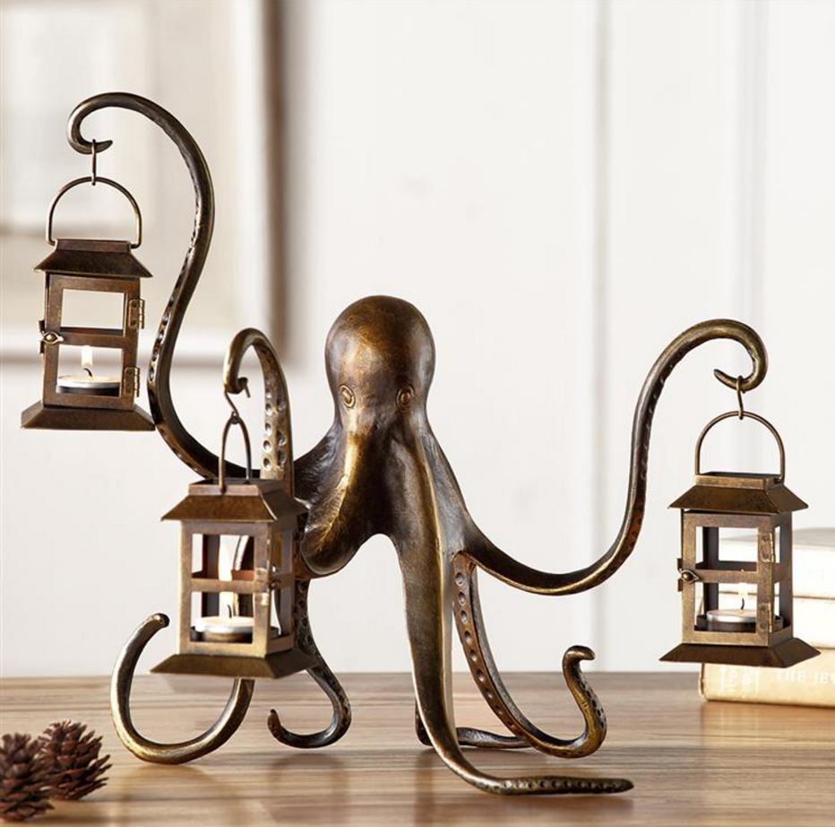 Candle Holders - Octopus Lantern