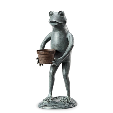 Garden Planter - Helpful Garden Frog
