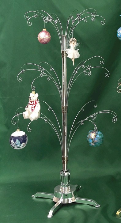  Ornament Trees - Rotating Large - 47" Curled Branch