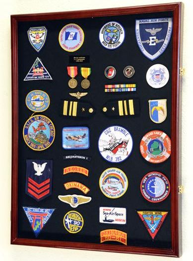 Display Case - Medals, Pins, or Patches - Extra Large