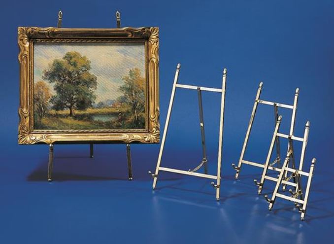 Plate & Platter Easels - Brass Display Stands