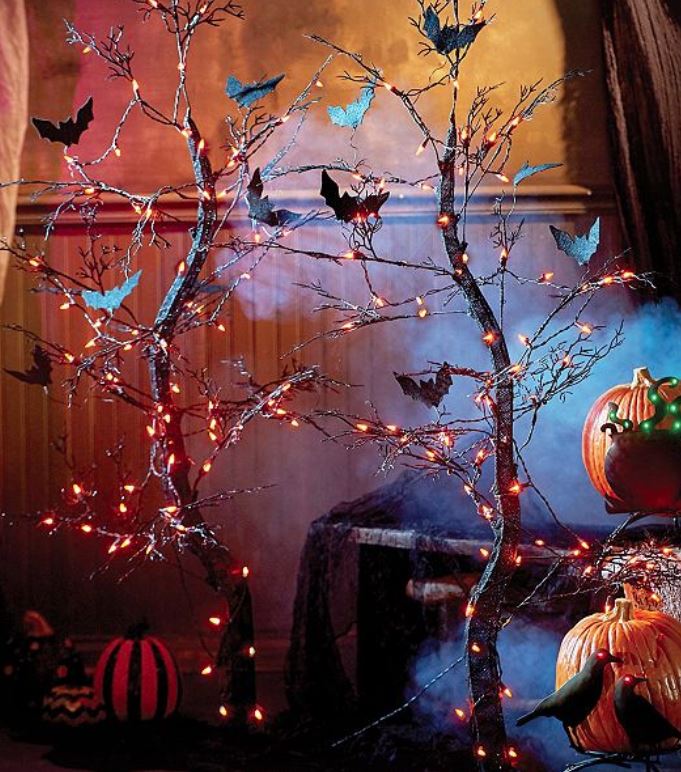 Lighted Display Tree- Spooky Halloween