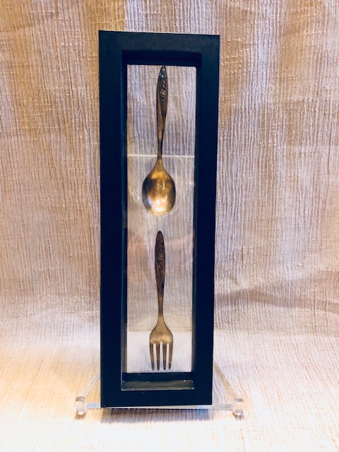 Spoon Display Case - Two Souvenir Spoon Case