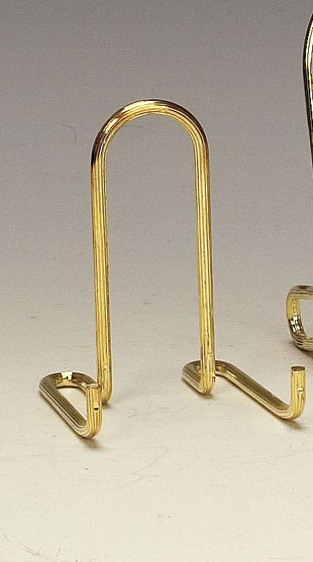 Plate Stands - Brass Easels - Set of 6