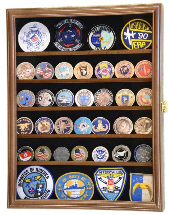 Patch and Challenge coin display board