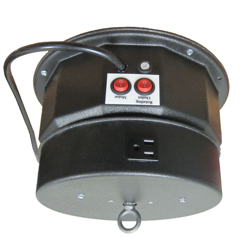 Motorized Turntable - 200 Pound Cap. - Ceiling Unit - Electric Outlet