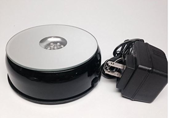 Battery Turntable - Economical - White Lights