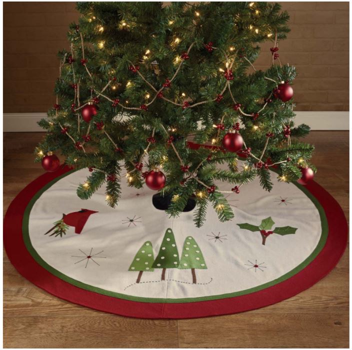 Tree Skirt - Christmas Felt 52"