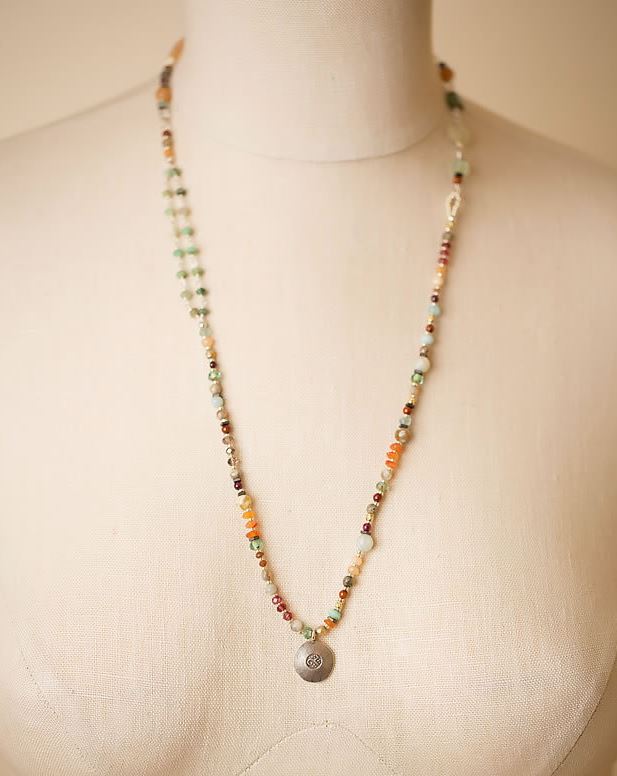 Anne Vaughan Designs - Gentle Breeze Mid Length Gemstone Necklace