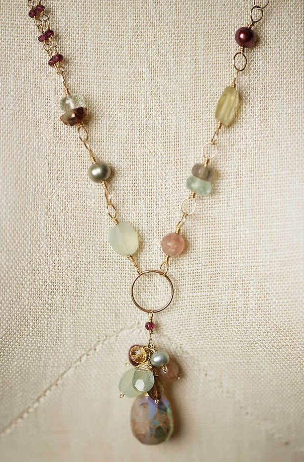 Anne Vaughan Designs - Gumdrop Collage Cluster Necklace