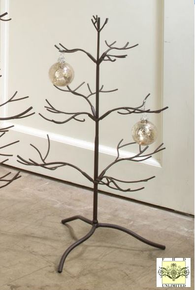  Ornament Tree - Brown Natural 25"
