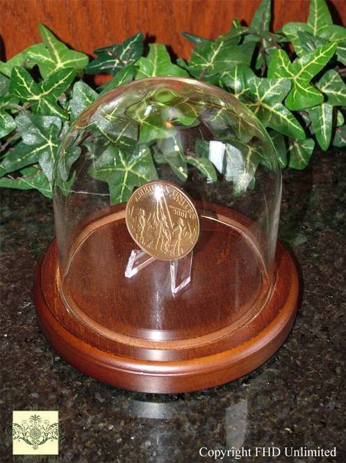 Challenge Coin Display Dome - Glass - 4