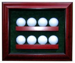   Golf Ball Display Case - Premium for 8 Golf Balls