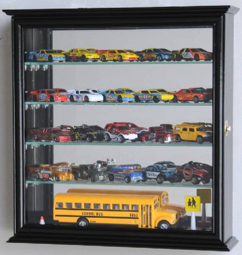 Diecast Collector Cases - Mirrored Back Small, Toy Car Display Cases