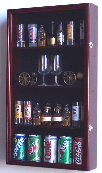 Shotglass Collector Case - Tall Shot Glass/Mini Liquor Bottle