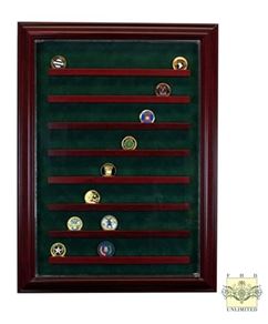 Challenge Coin Display Case - Large 64 or 90 Coin
