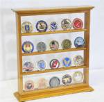 Coin Display Case - Four Shelf