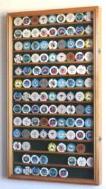 Collectibles Display Case - Casino Chip Thirteen Row