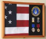 Flag Cases - Medium Rectangular Flag and Medal Case