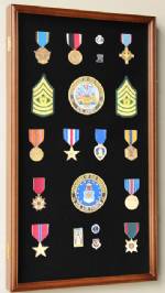 Display Case - Medals, Pins, or Patches - Large