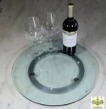 Glass Lazy Susan Turntable - 24"