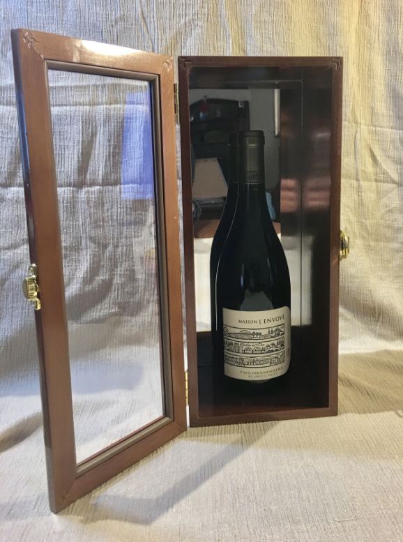 Wine Display - Wall Hanging & Tabletop Case
